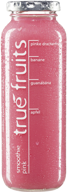 True Fruits smoothie pink
