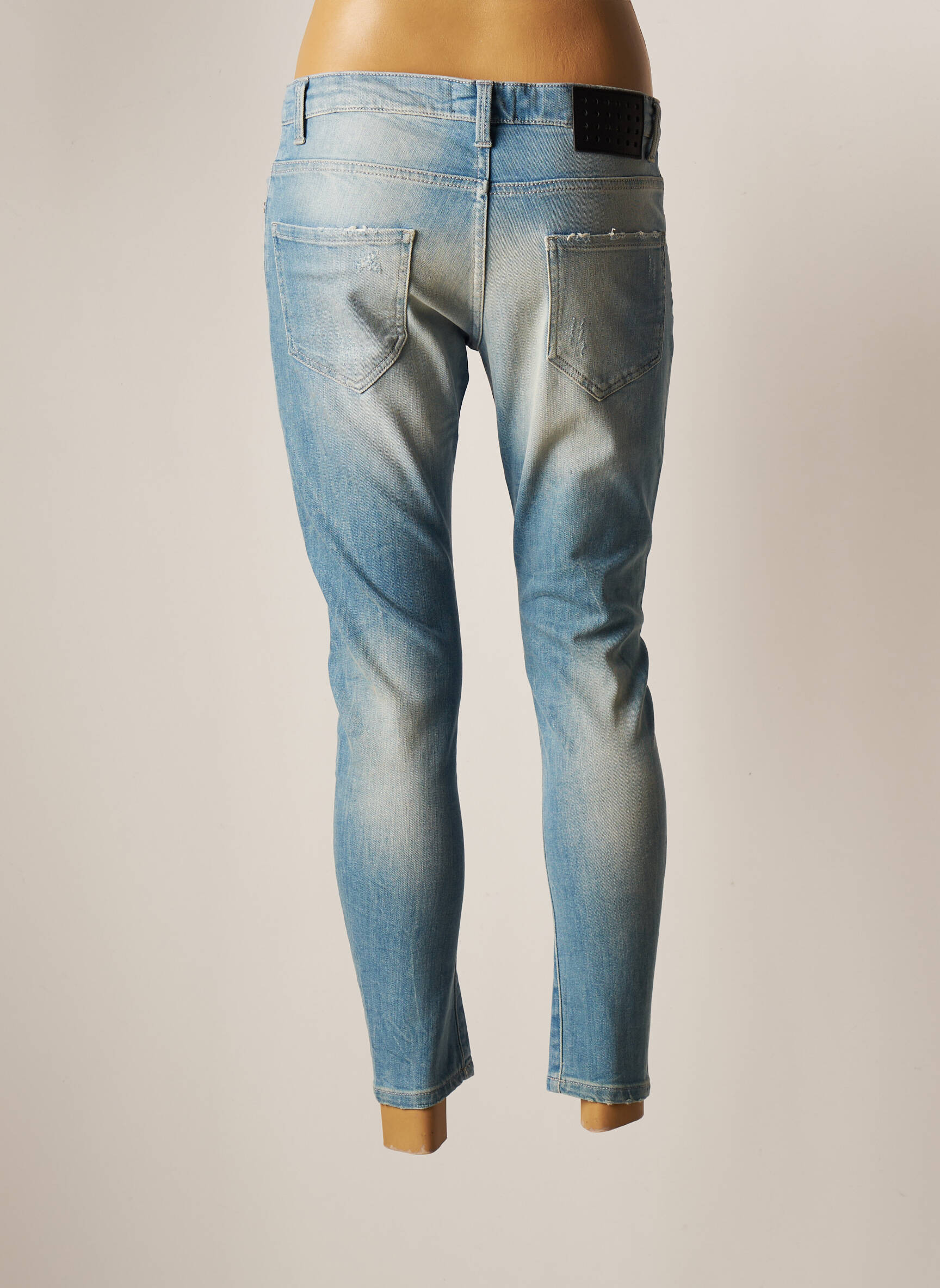 Unique Jeans Coupe Slim Femme couleur bleu