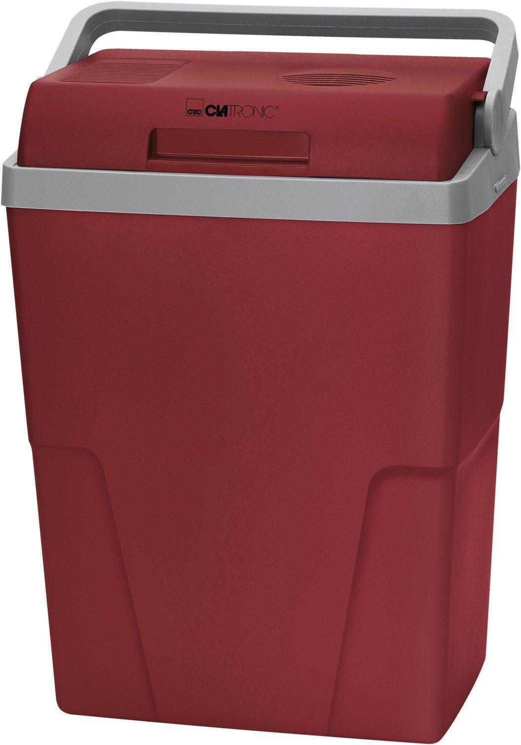 CLATRONIC Table Top Kühlschrank Mobile Kühlbox 22 L Rot Elektrisch Peltier-Kühlystem EEK: F KB 3713