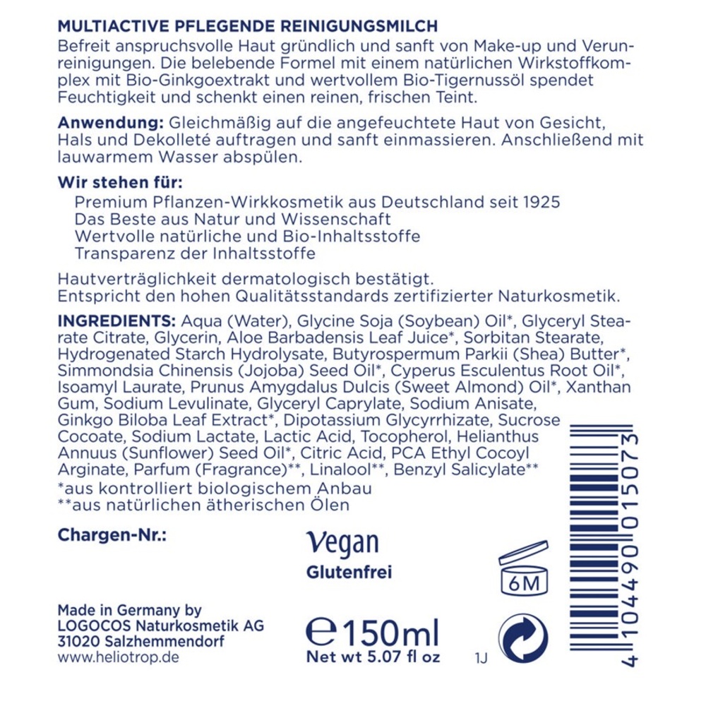 Heliotrop Cleansing Milk Lait nettoyant