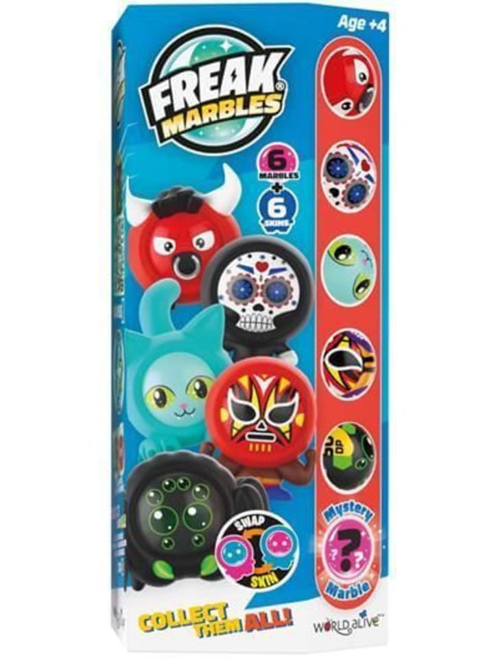 Carletto Murmeln Freak Marbles & Skins 6er Set - rot, ab 4 Jahre günstig kaufen onesize