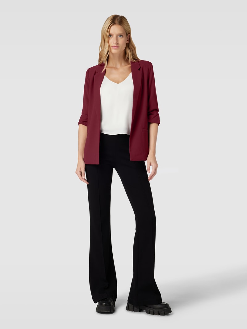 Blazer mit offener Vorderseite Modell 'Shirley' in bordeaux rot