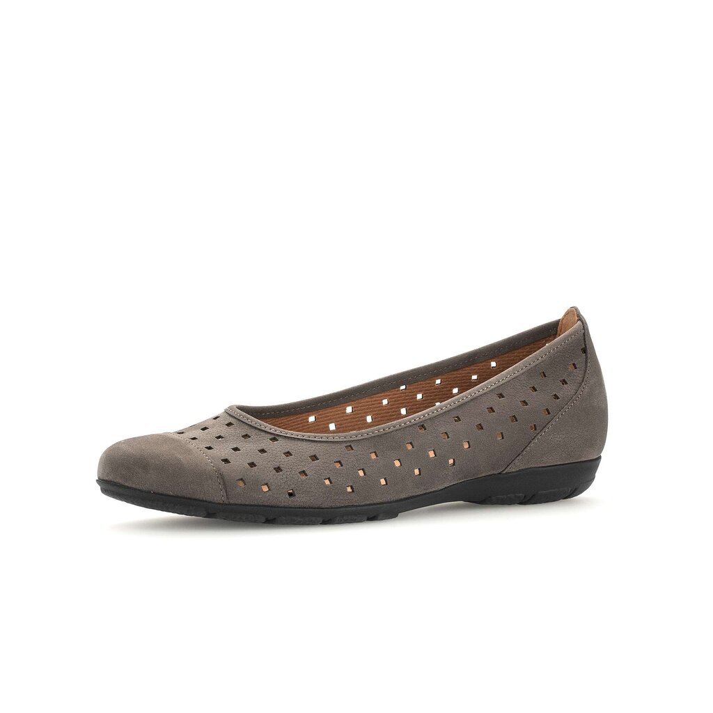 Gabor fashion Sportliche Ballerina grau
