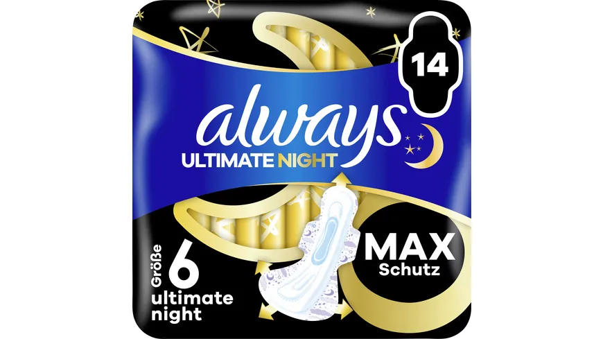 Always Damenbinden Ultimate Night BigPack
