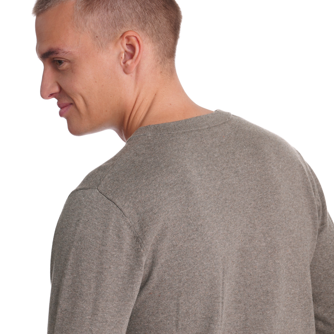 Herren Feinstrickpullover mit V-Ausschnitt
