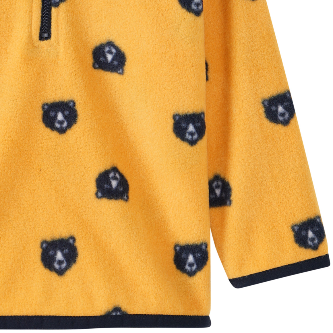 Jungen Fleeceshirt mit Stehkragen