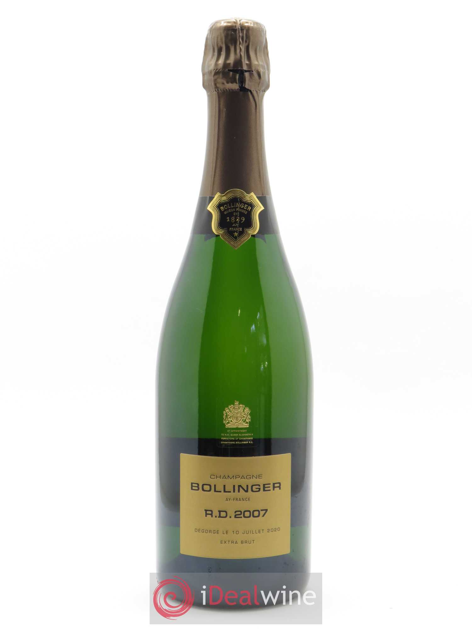R.D. Extra Brut Bollinger  2007 - Lot de 1 Bouteille