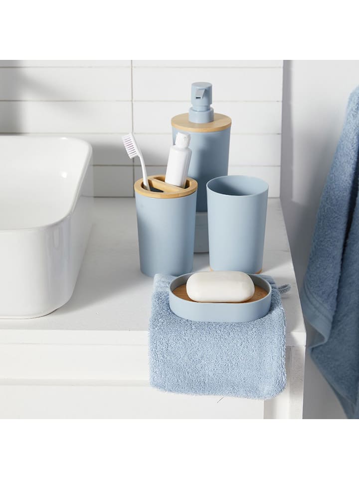 UTILITY 6tlg. Bad-Accessoires-Set in Blau günstig kaufen onesize