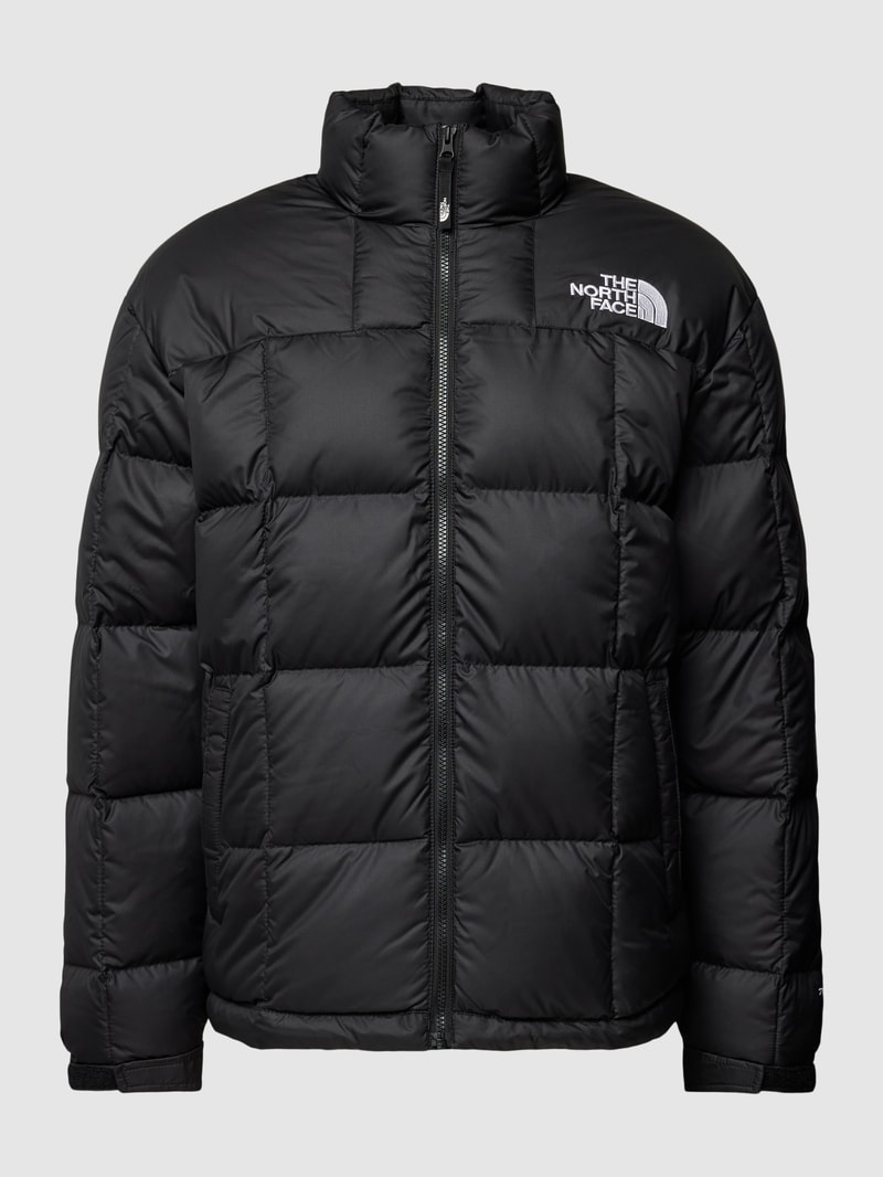 Daunenjacke mit Label-Stitching Modell 'LHOTSE' in schwarz