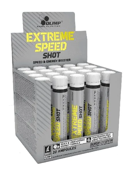 Olimp Extreme Speed Shot, ampulės