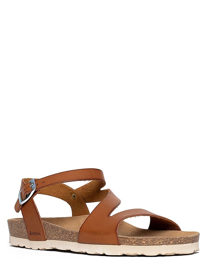 BACKSUN Sandalen in Hellbraun günstig kaufen 41