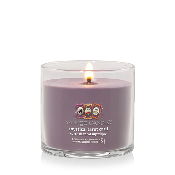 Velas em pote exclusivas com carta de tarô mística - Candela Fumata