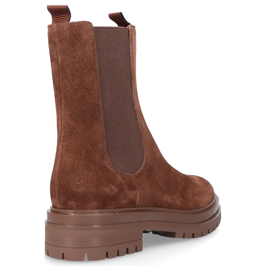 Gianvito Rossi - Chelsea Boots CHESTER Veloursleder - braun