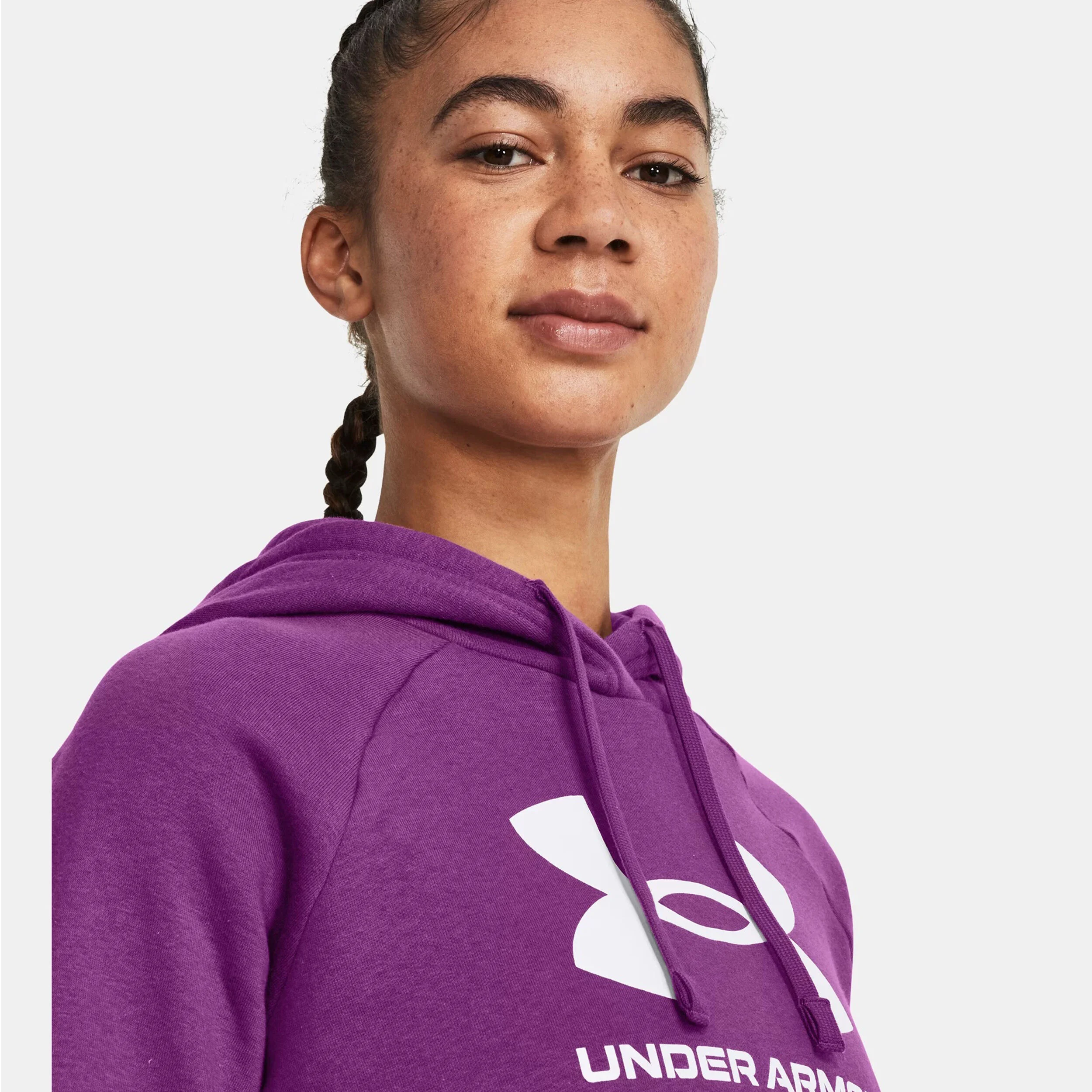 Big Logo Hoody Damen - Lila