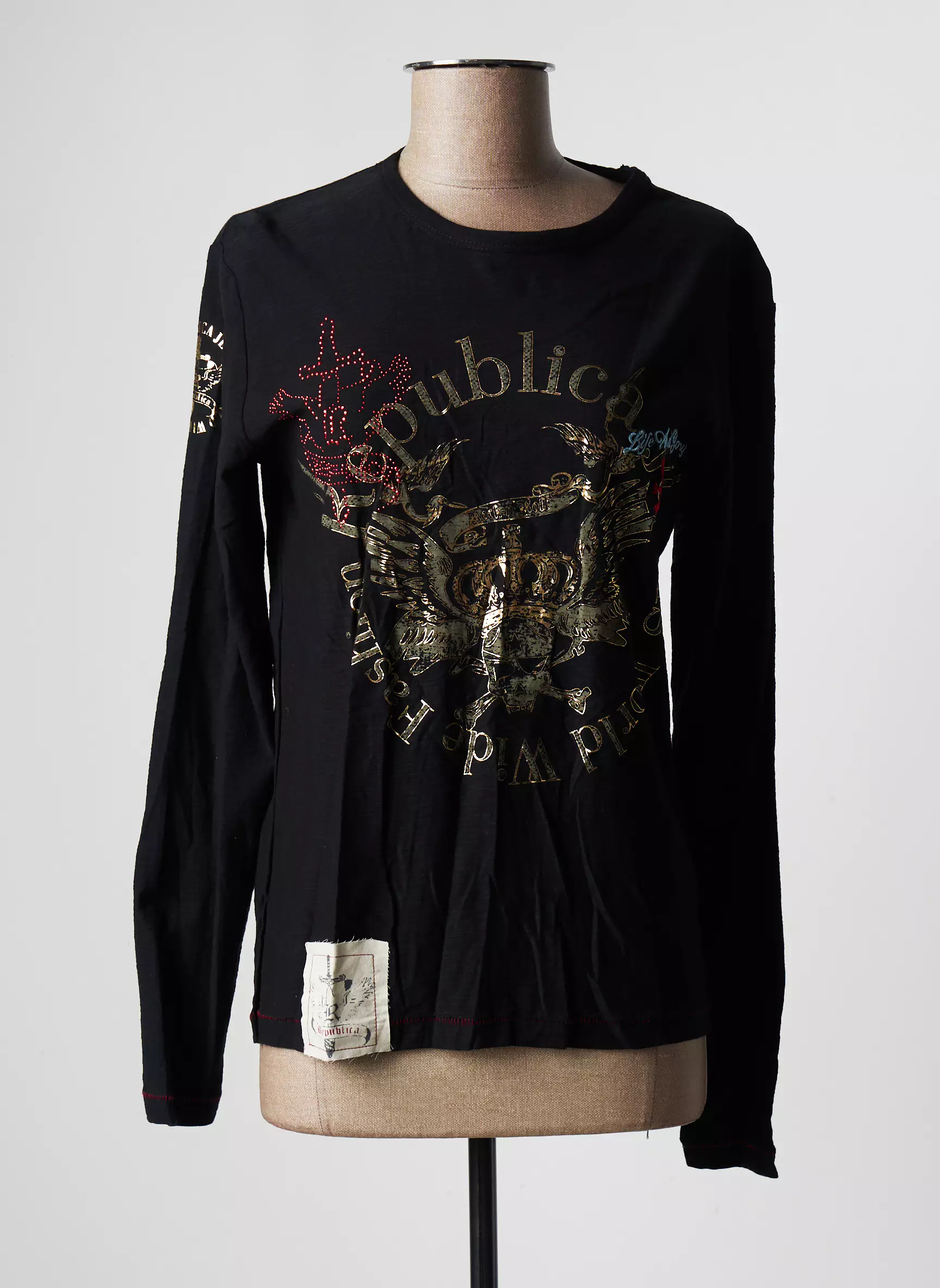 Republica Tshirts Femme couleur noir