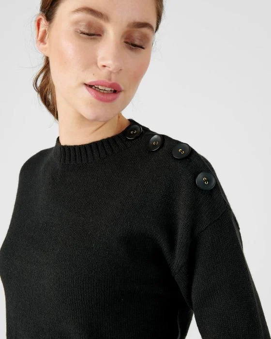 Pull tunique esprit marinière
