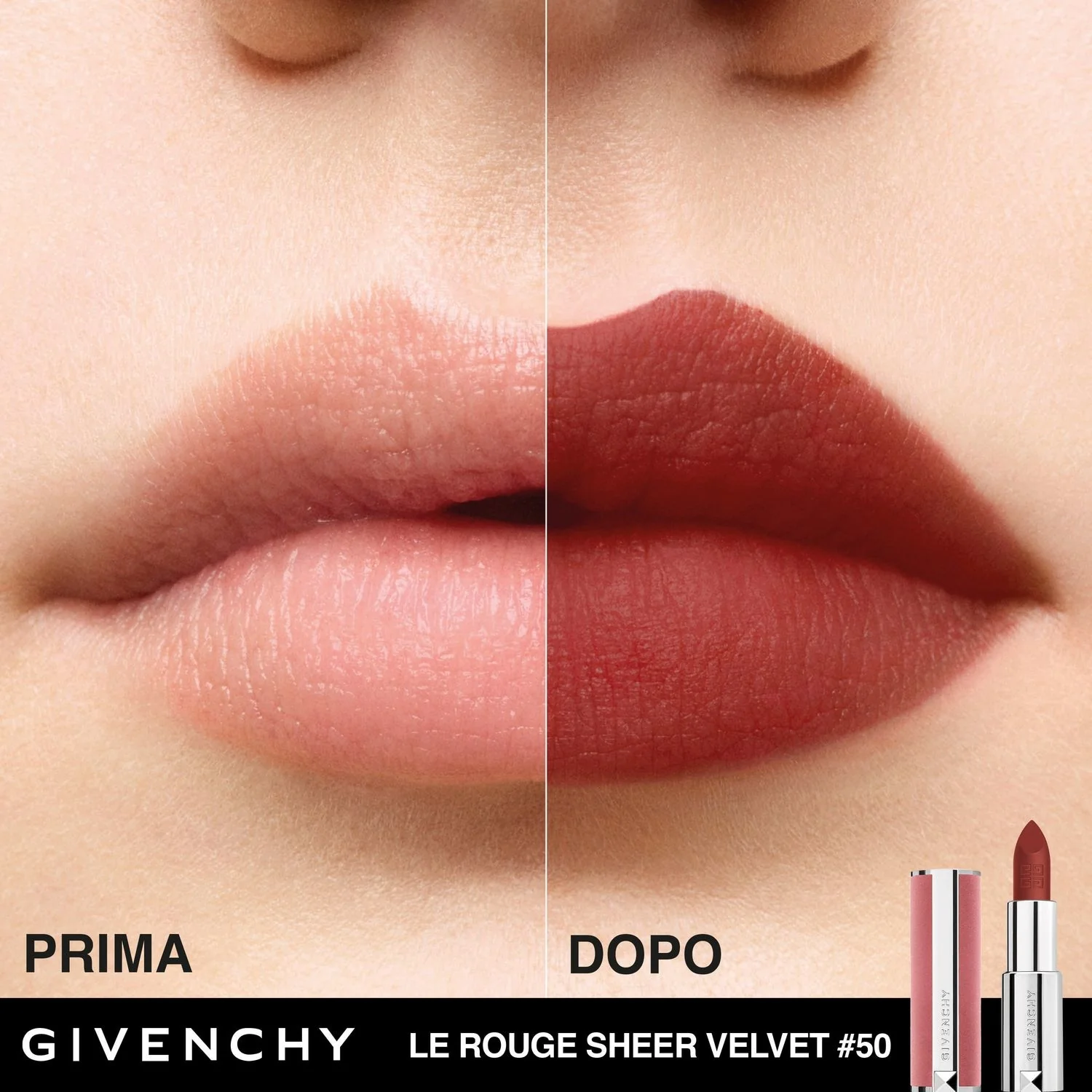 Le Rouge Sheer Velvet Lips - Matt rúzs, Rúzs