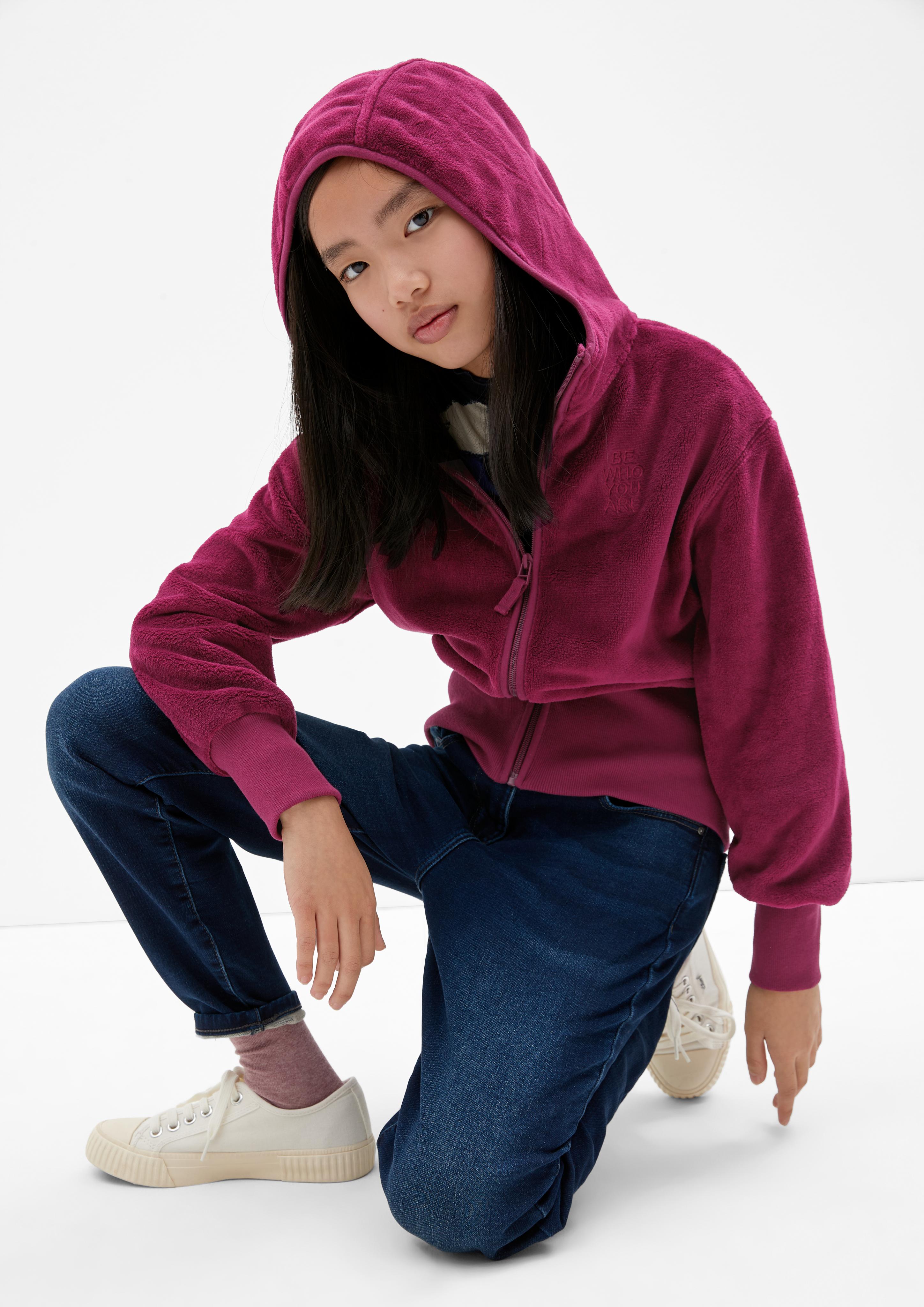 Jacke aus Teddyplüsch  2122030-4680