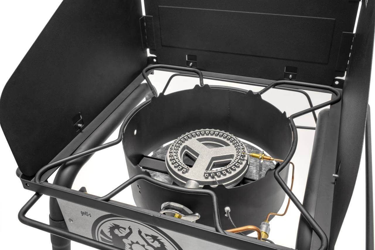 Petromax Gasgrill, Gastisch Einzelbrenner ge45-s für Feuertopf