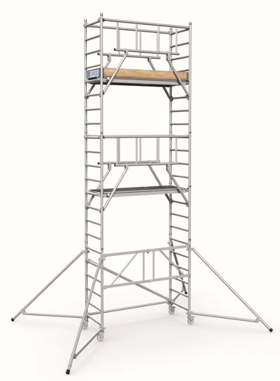 Schelă rulantă Zarges 53525 PaxTower S-Plus 1T 6,55 m.