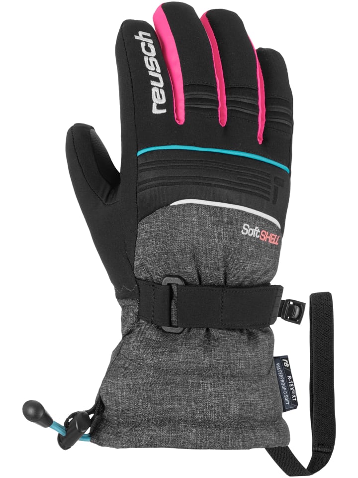 Reusch Fingerhandschuhe Kondor R-TEX® XT Junior in 7005 blck/blck mel/knouck pink günstig kaufen
