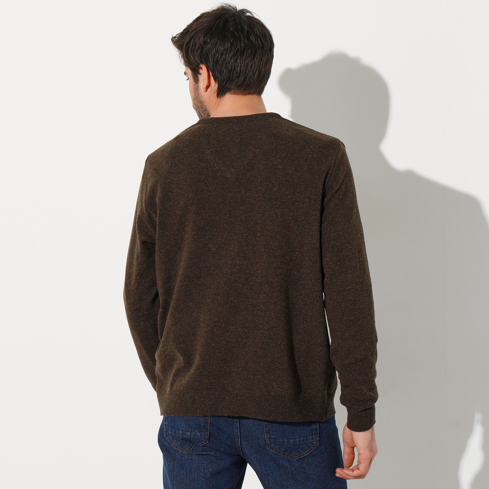Pull col V 80% laine