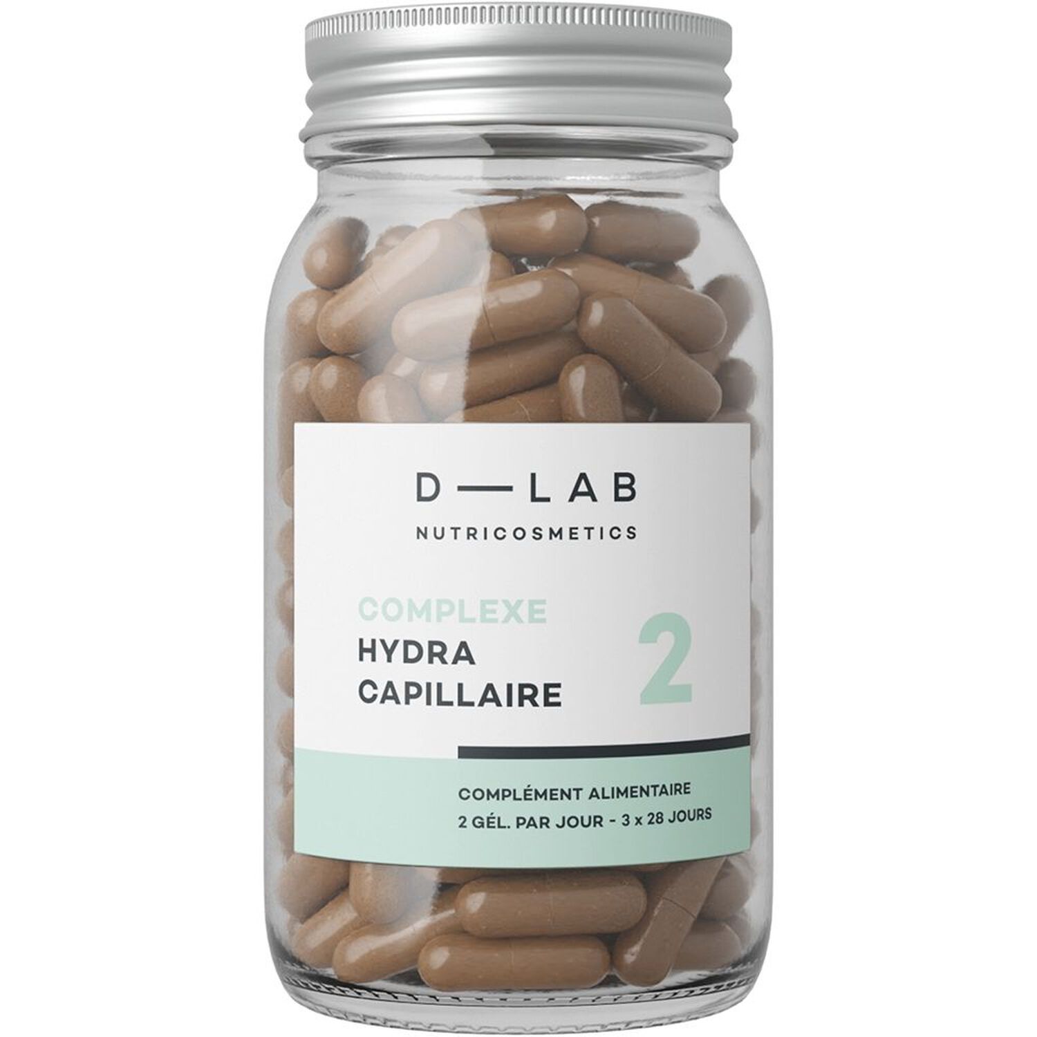 d-lab nutricosmetics Complexe Hydra-Capillaire - 3 mois Complément Alimentaire Cheveux