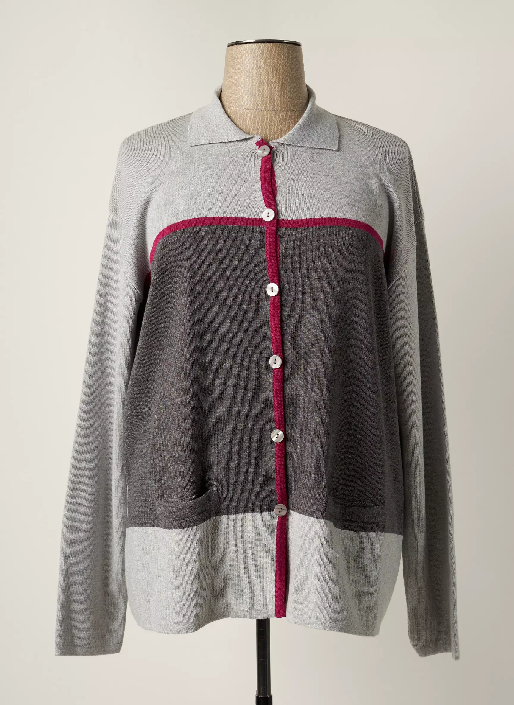 Confeyra Cardigans Femme couleur gris