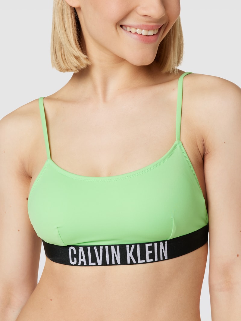 Bikini-Oberteil im Bralette-Look Modell 'INTENSE POWER' in grün