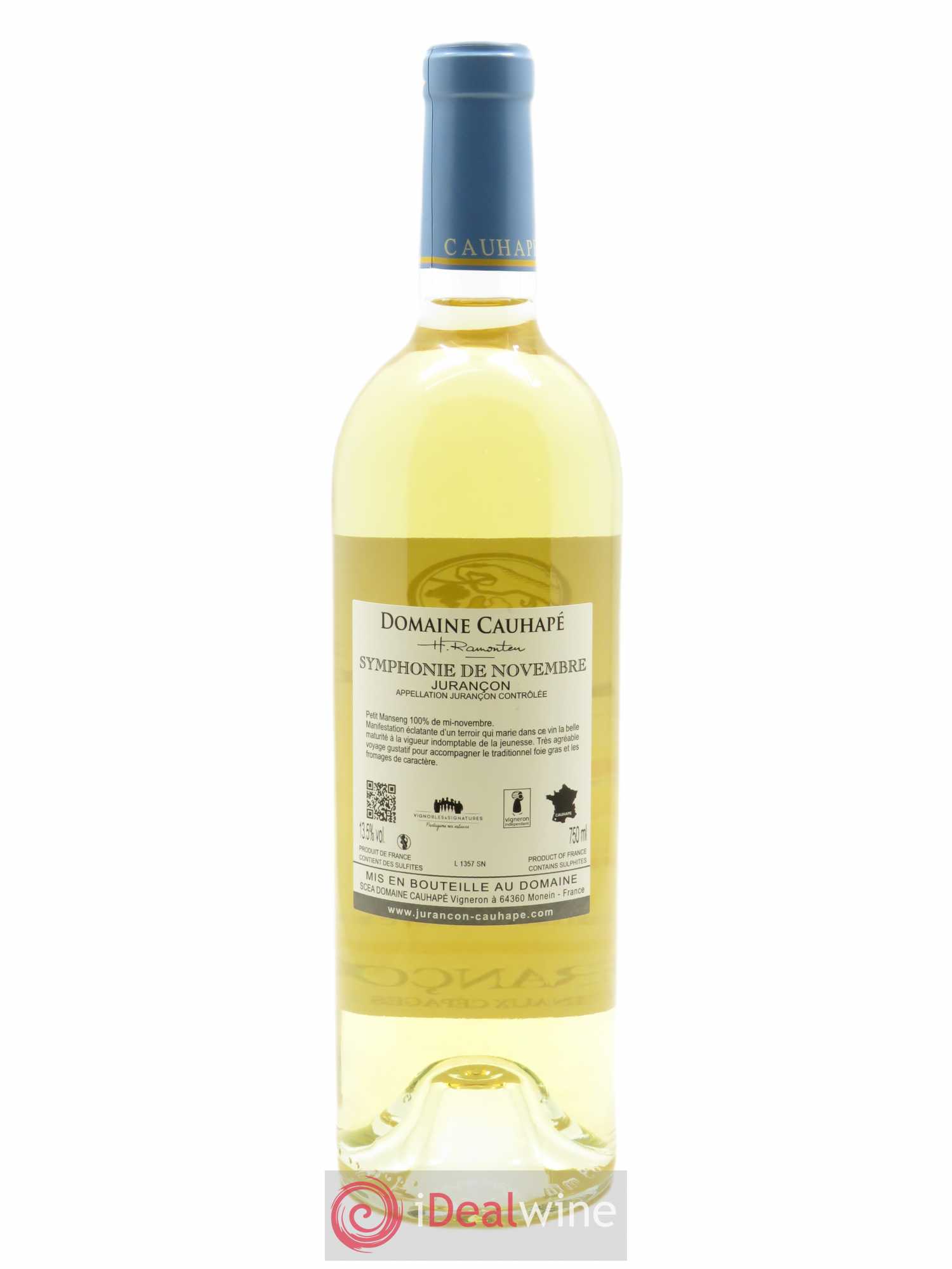 Jurançon Symphonie de novembre Cauhapé  2020 - Lot de 1 Bouteille