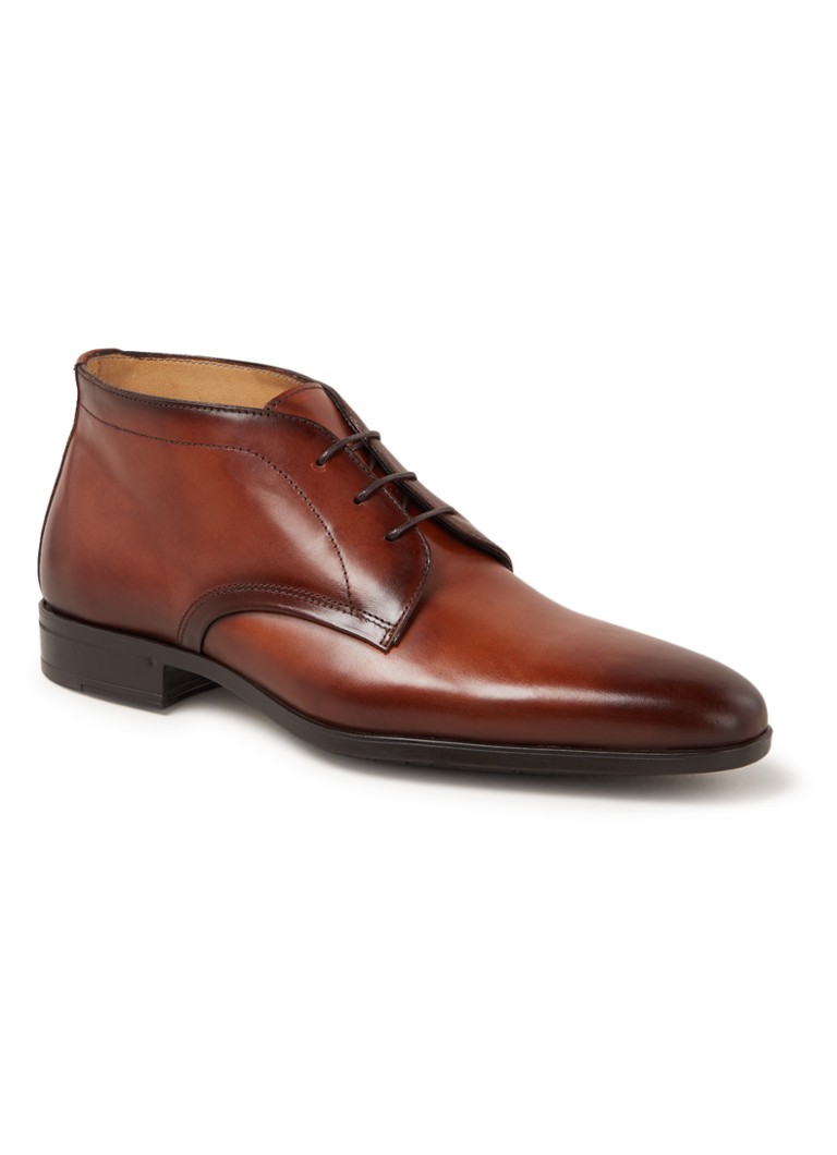 Skórzane, sznurowane buty Giorgio Scandicci