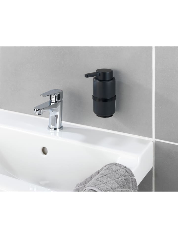 Wenko Wand Seifenspender Woya, Schwarz, Wand Seifenspender Mod. Woya, Schwarz in Schwarz günstig kaufen onesize