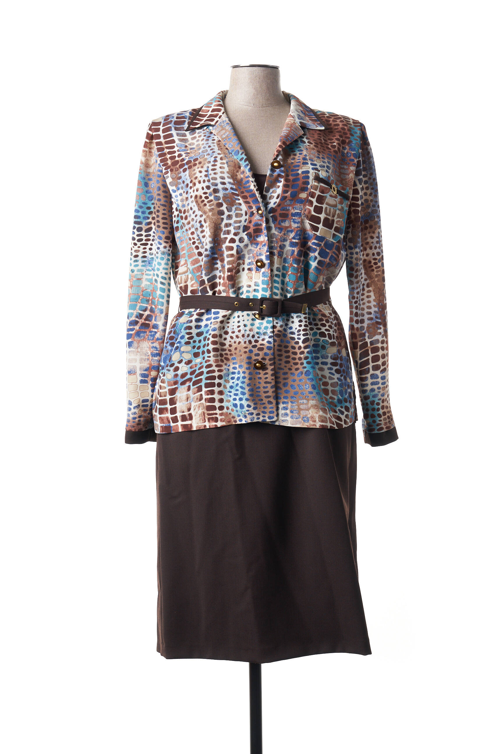 France Rivoire Ensembles Robe Femme couleur marron