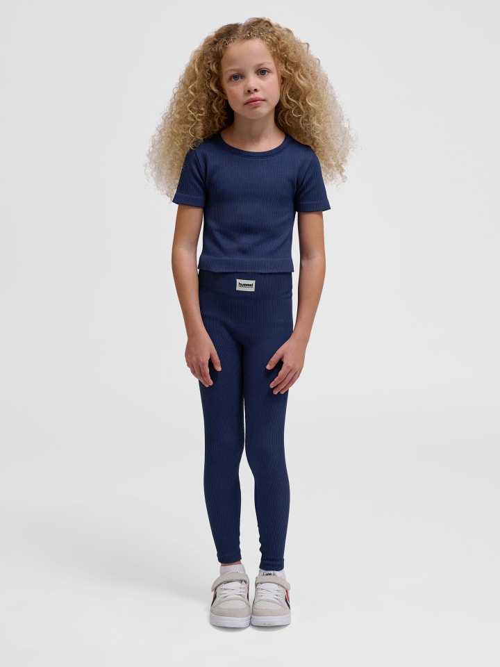 Hummel Hummel T-Shirt Hmljr Seamless Mädchen in BLACK IRIS günstig kaufen