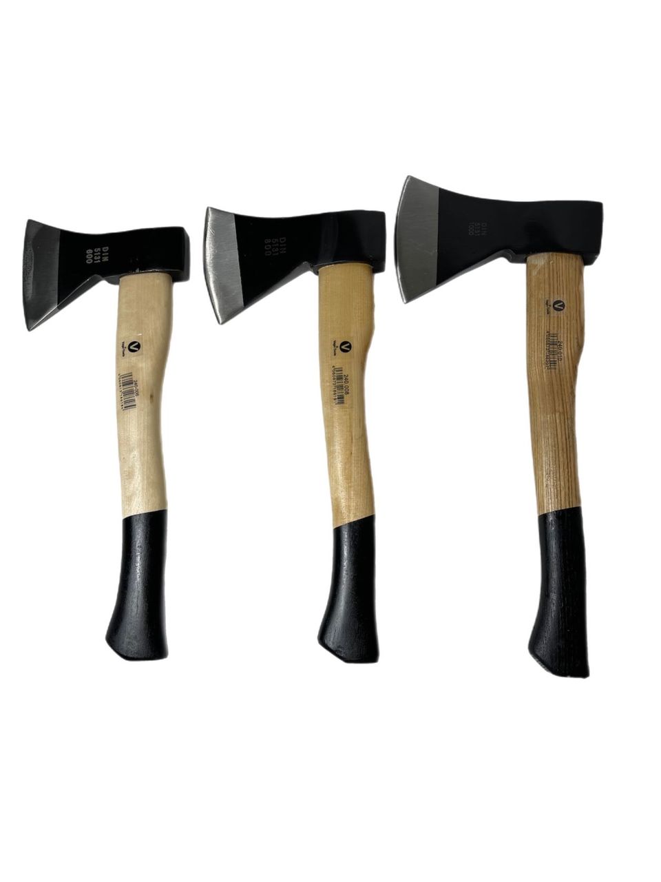 Vago-Tools Beil Gartenaxt Spaltaxt Spaltbeil Holz 3 tlg Set Axt 600 800 1000 g