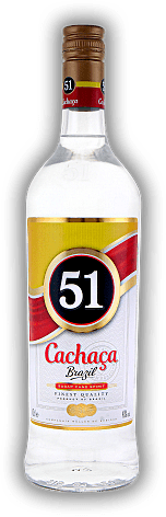 Cachaca 51 1,0 Liter Cachaca 51 1,0 Liter Die führende Marke in Brasilien. 1	 Liter - Vol 40%