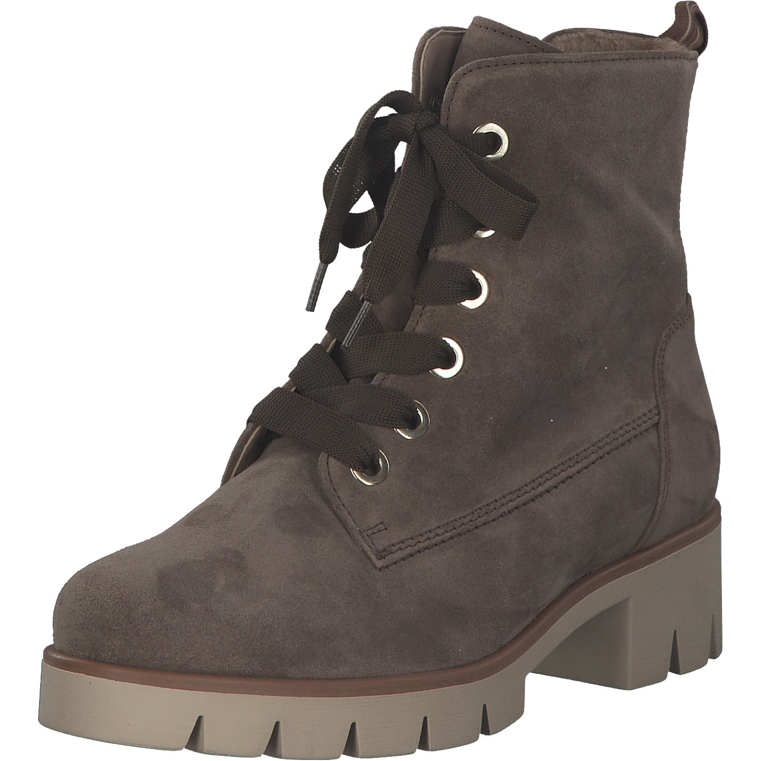 Gabor 91.711, Schnürstiefeletten, Damen, Braun