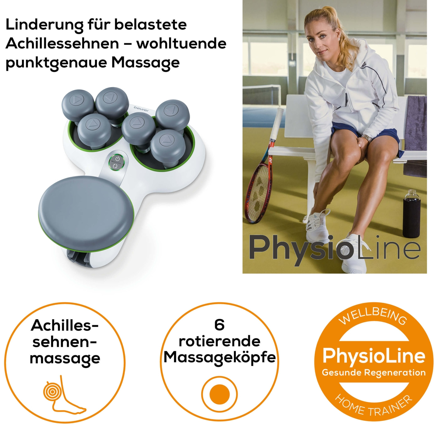 Beurer Achillessehnen-Massagegerät FM 200 Achillomed®-Durchblutungsfördernde Druckmassage mit dem Achillessehnenmassagegerät