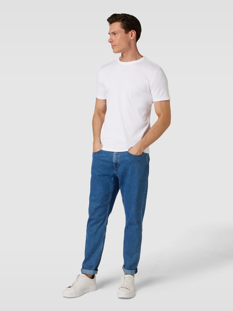 T-Shirt mit Rundhalsausschnitt in weiß