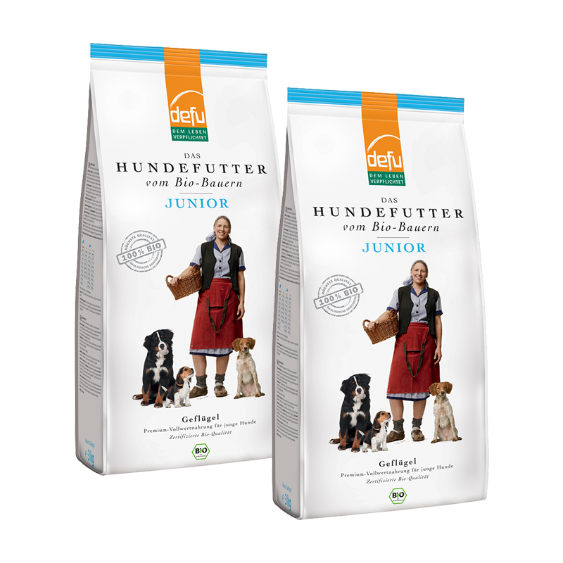 Defu Hundetrockenfutter Defu Junior Geflügel 2x3 kg