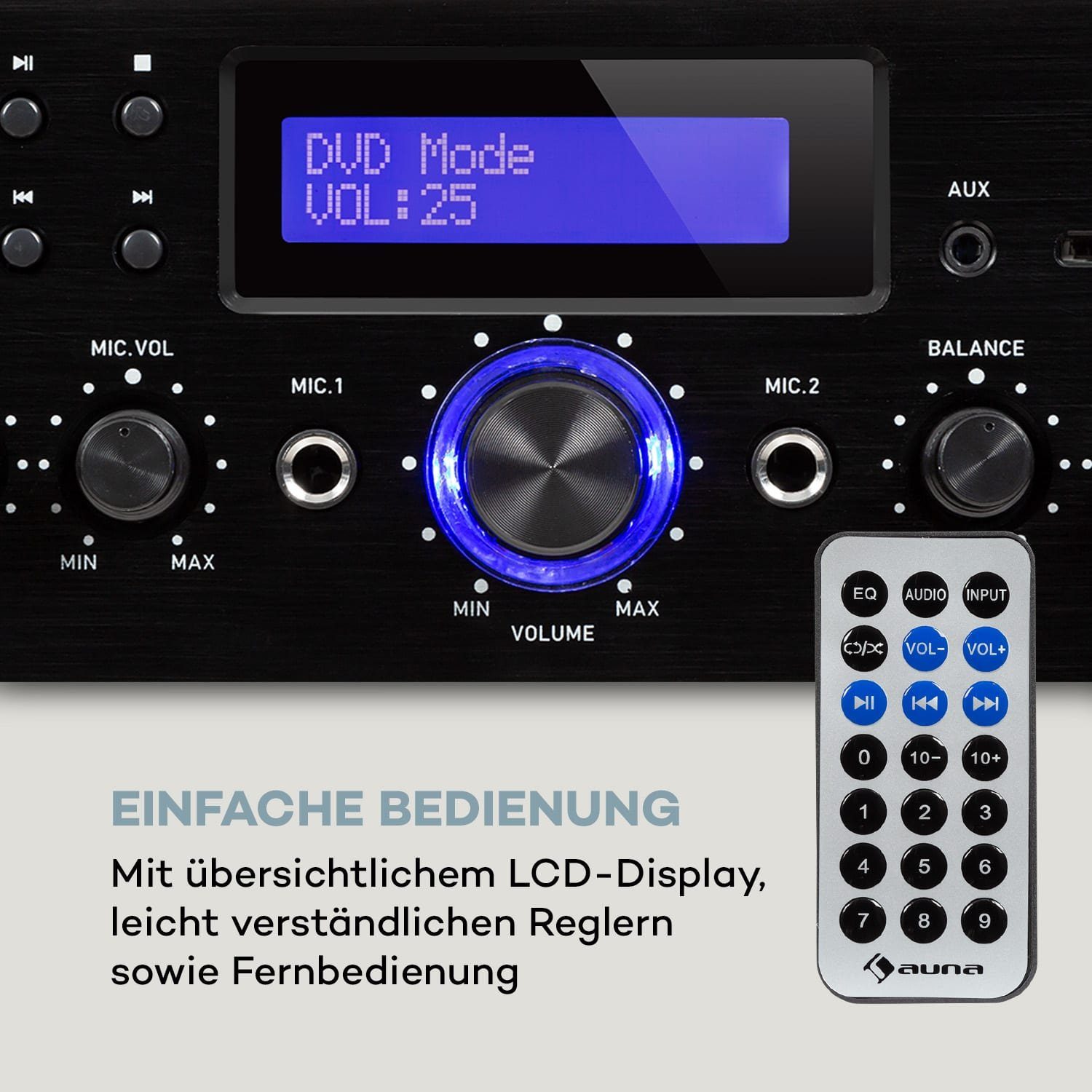 Auna AMP-5 BT Audioverstärker