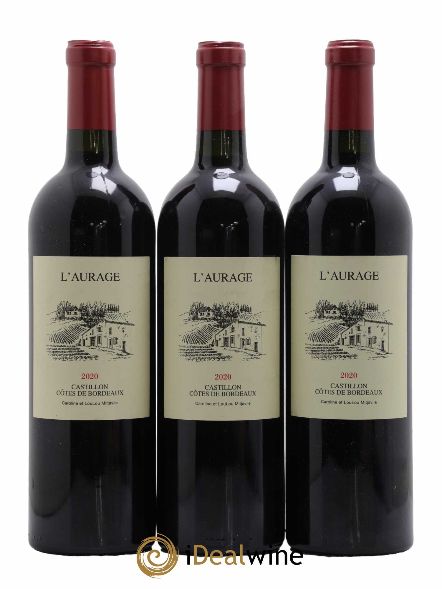 L'Aurage  2020 - Lot de 6 Bouteilles