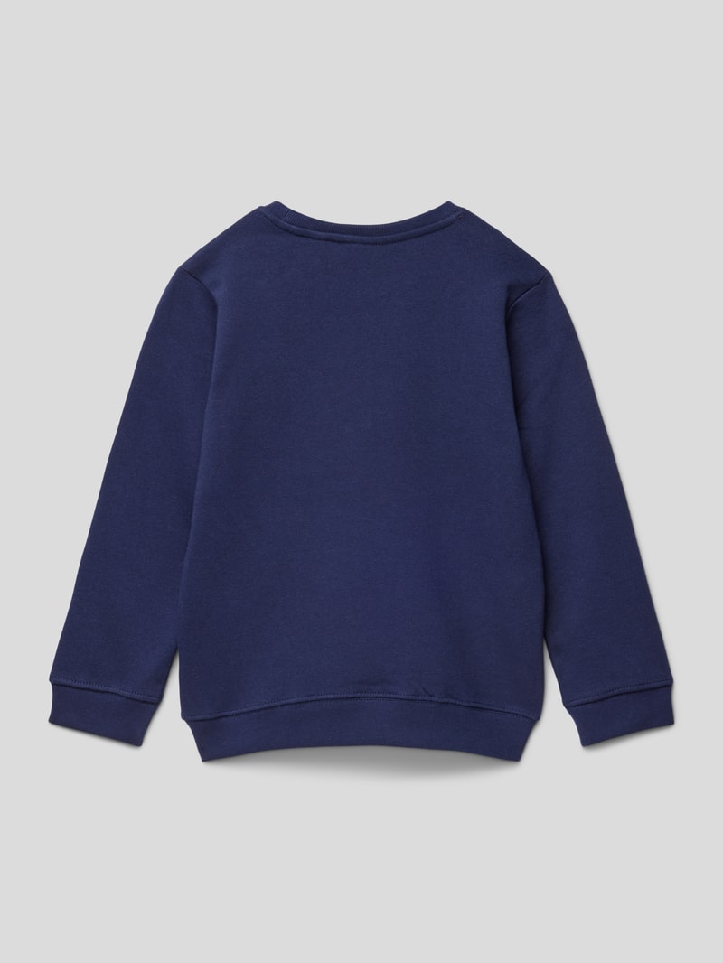 Sweatshirt mit Motiv-Print in blau