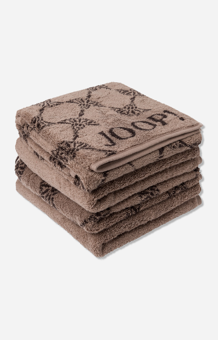 Duschtuch JOOP! CLASSIC CORNFLOWER in Mocca, 80 x 150 cm - im JOOP!