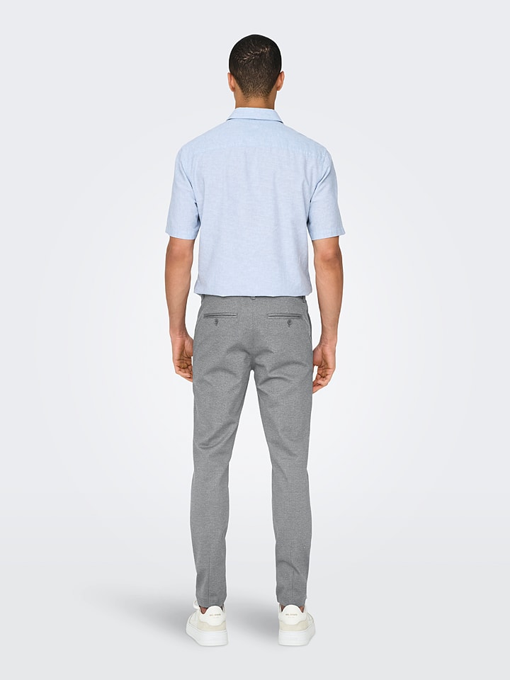 ONLY & SONS Chino in Grau günstig kaufen