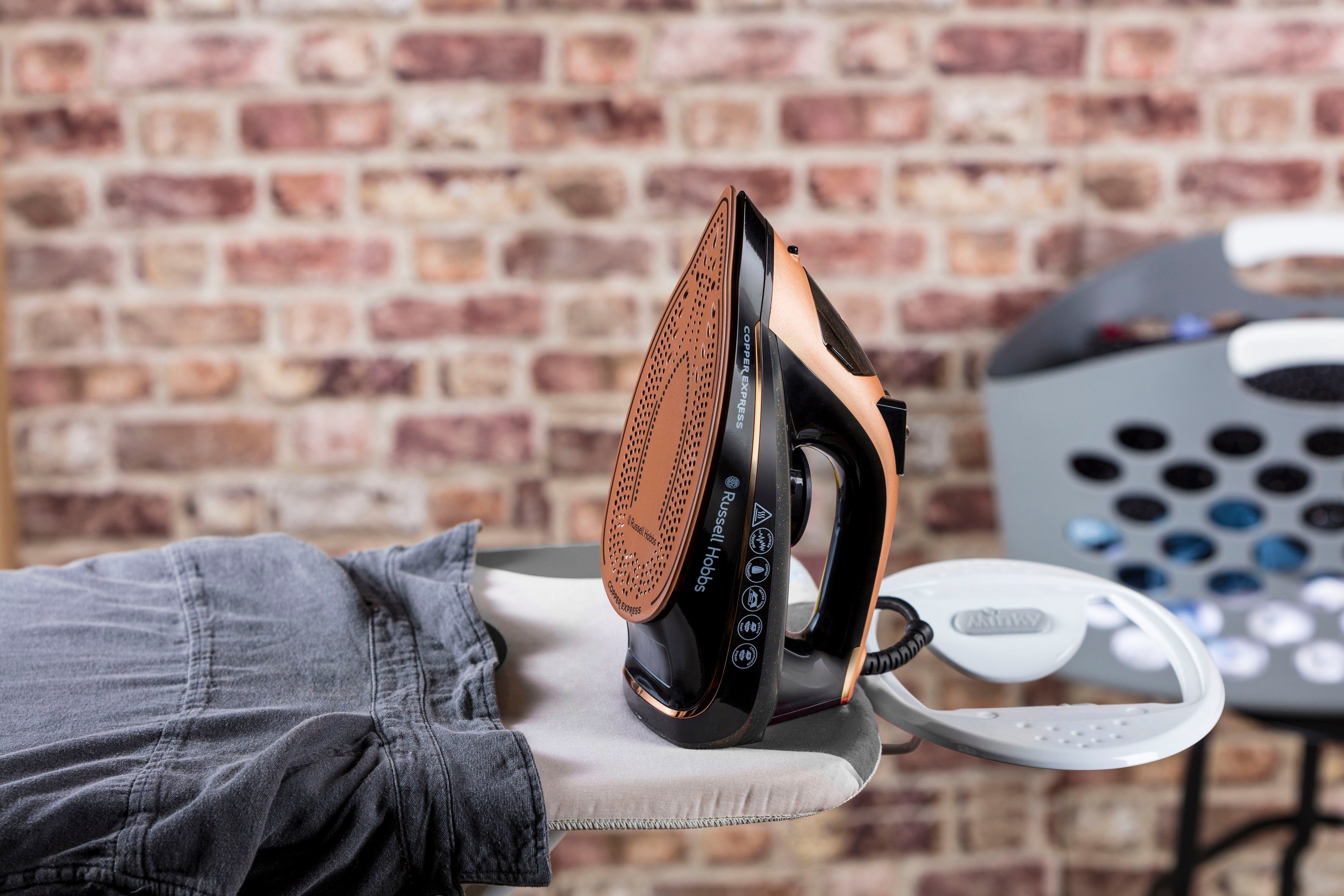 RUSSELL HOBBS Dampfbügeleisen Copper Express 23975-56, 2600 W