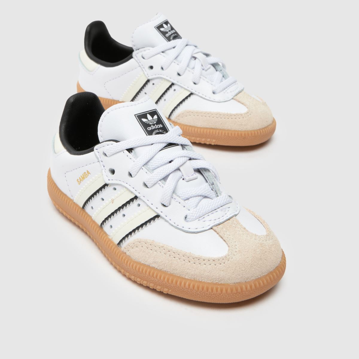 adidas fehér multifunkciós Samba és kisgyermek cipők