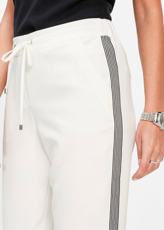 Schlupfhose mit Zierstreifen