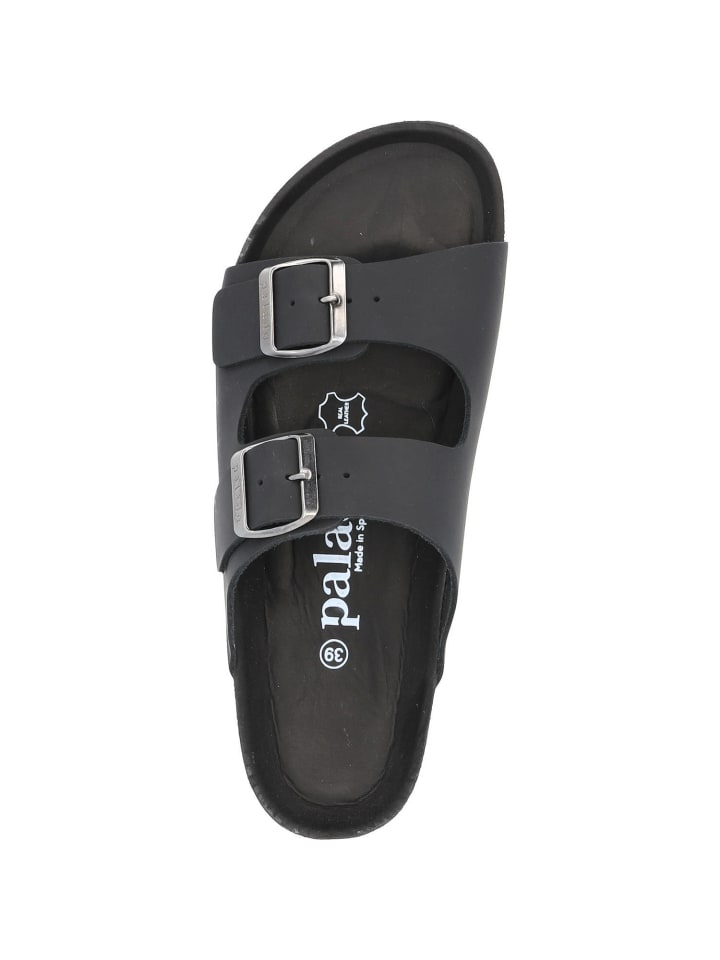 palado Pantoletten in schwarz leder günstig kaufen