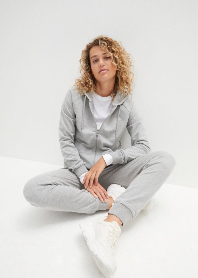 Essential Sweatjacke mit Kapuze